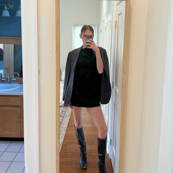 Zara black mini dress NWT - Picture 4 of 8